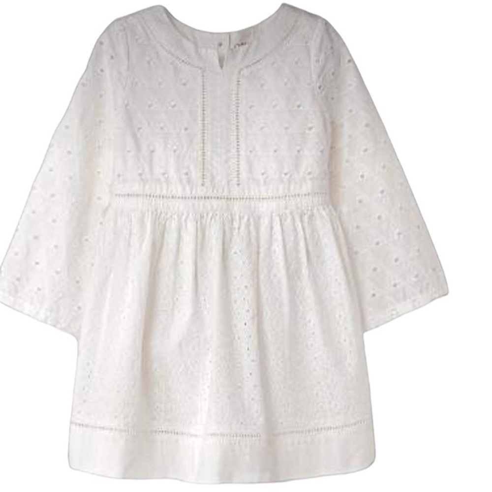 Girl’s Genuine Kids from OshKosh Girls' White A-Line Lace Dress 2T NWOT